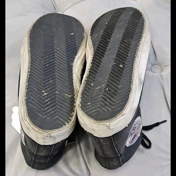 GOLDEN GOOSE GGDB FRANCY Rap Black Canvas Womens Athletic Sneakers Shoes 41 10 - Picture 7 of 14